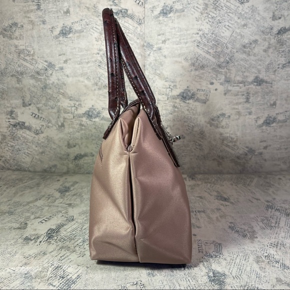 LA BAGAGERIE  Nylon & Leather Trim Tote Bag - Picture 4 of 14